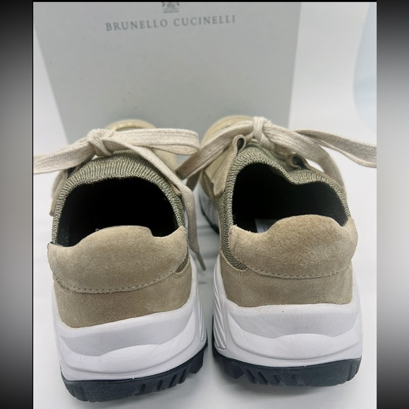 Brunello Cucinelli Low Top Lace-Up Sneakers - Picture 11 of 11